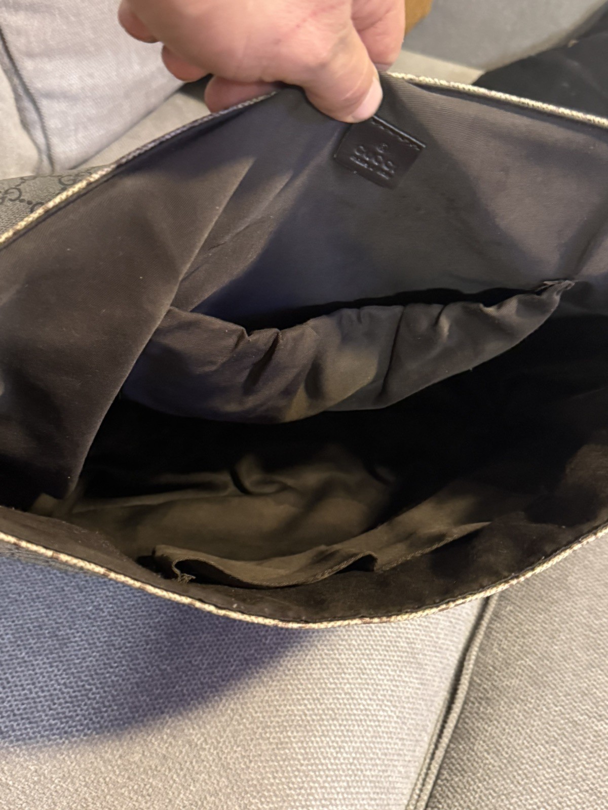 Authentic Gucci GG Plus Diaper Bag 