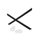 Ear Socks & Nose Pieces Pad Silicone Kit For-Oakley Tinfoil OO4083-Color