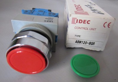 IDEC ABW120-B Pilot Control Unit 120-600V AC Heavy 110-600 DC Japan Red or Green