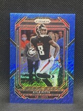 2022 Panini Prizm Kyle Pitts #14 Blue Shimmer Prizm SSP 02/25 Atlanta Falcons