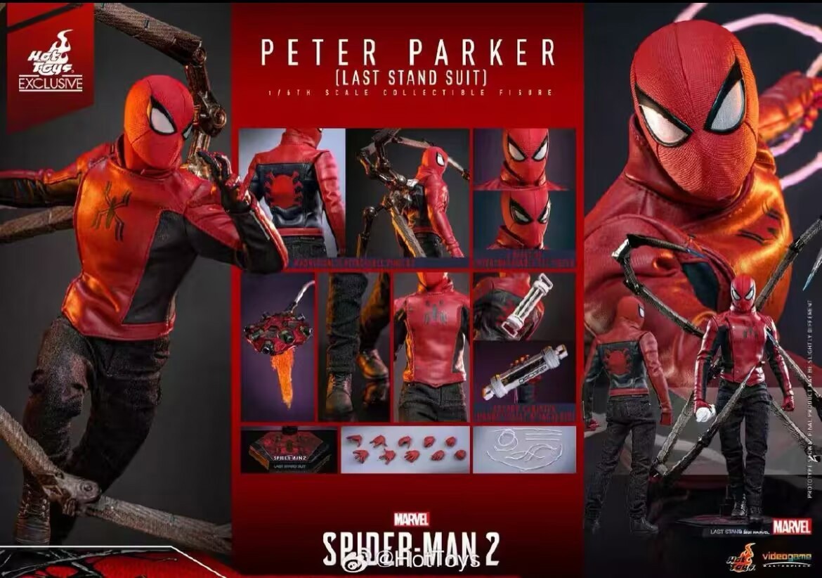 In Hand! Hot Toys VGM71 Marvel's Spider-Man 2 Peter Parker Last