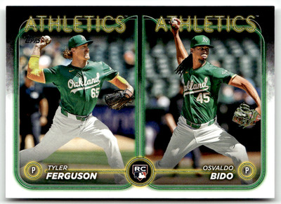 2024 Topps MLB Update Series No. US69 Tyler Ferguson Osvaldo Bido Rookie Combos