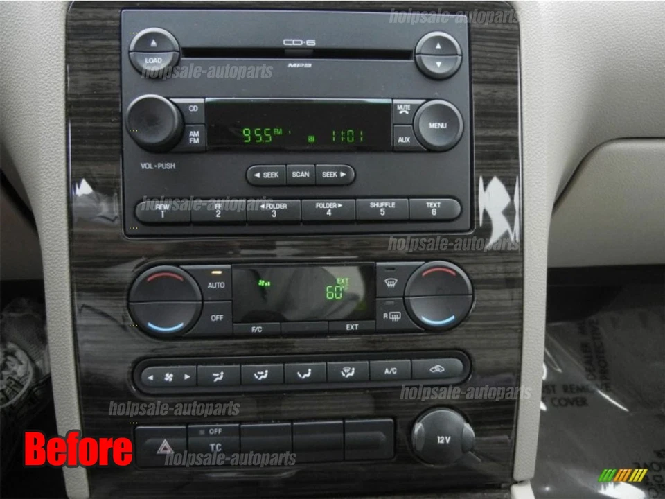 Radio estéreo GPS para automóvil para Mercury Montego 2005 2006 2007 Android 13 navegación CarPlay Foto 4 de 4