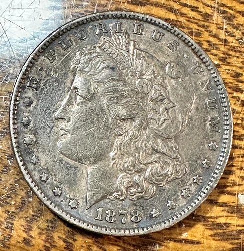 1878 7 Tailfeathers Morgan Dollar Super Original Very Choice AU CHRC