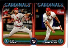 2024 Topps Update #US189 Kyle Leahy / Chris Roycroft RC, RCOM