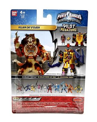 Power Rangers Ninja Steel Villain Cat O'Clock Figure 43715 | eBay