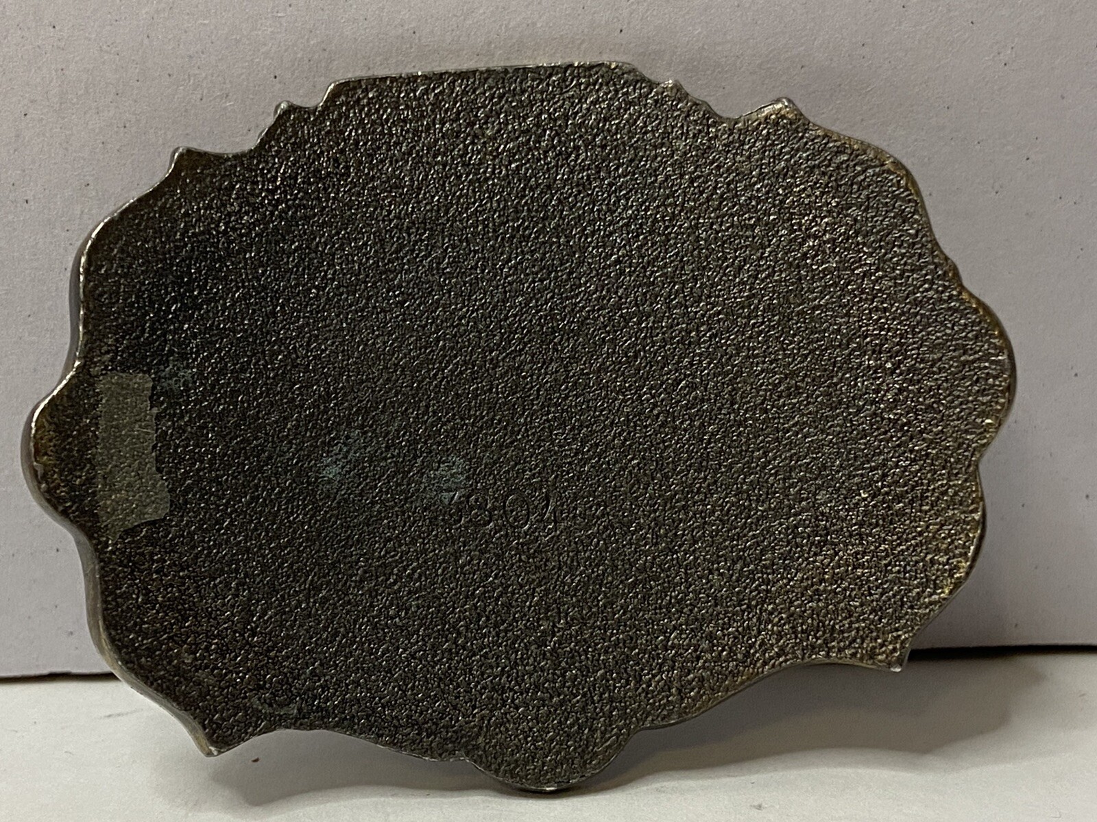 Coca Cola Belt Buckle Plate Vintage Pewter Rare Gem