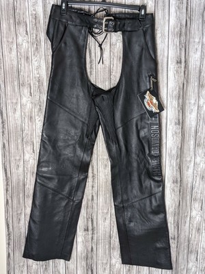 Unisex Black Leather Harley Davidson 