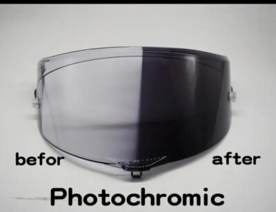 Motorcycle Helmet Photochromic Visor Lenses Which Automatically - Main Image
