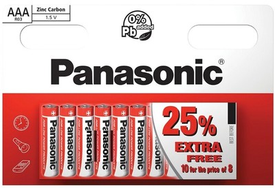 Panasonic R03 (AAA) 10 pack (5410853045731)