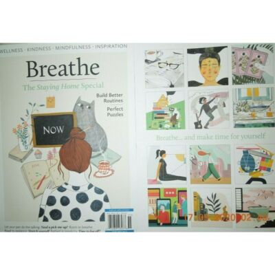 BREATHE staying home special TIME TO LOG OFF better routines STRETCH YOURSELF