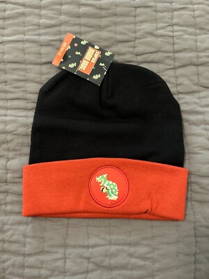 Culturefly PIXEL BOWSER BEANIE Adult Size New With Tags Super Mario Bros Hat