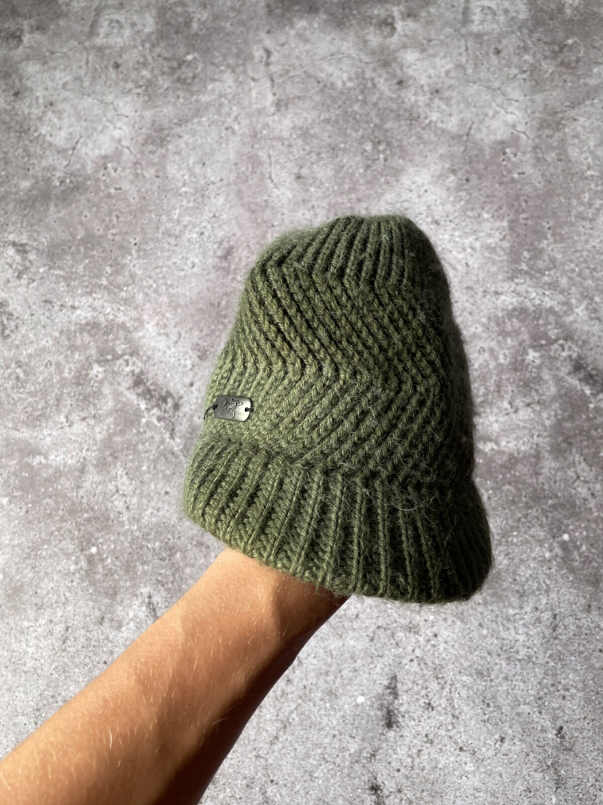 ARC'TERYX Cappello vintage Arcteryx in lana lavorato a maglia da esterno