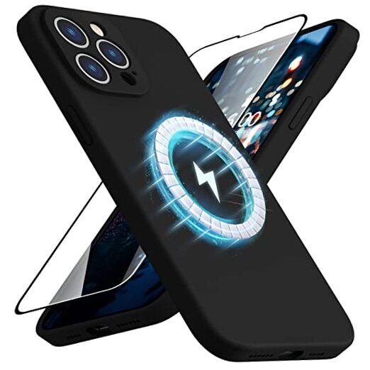 Compatible with MagSafe iPhone 14 Pro Max iPhone 14 Pro Max 6.7 inch Black