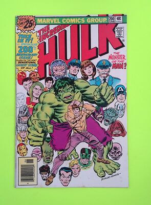 Incredible Hulk #200 Vol. 1 1976 Marvel Comics Newsstand Mid Grade SD9-153