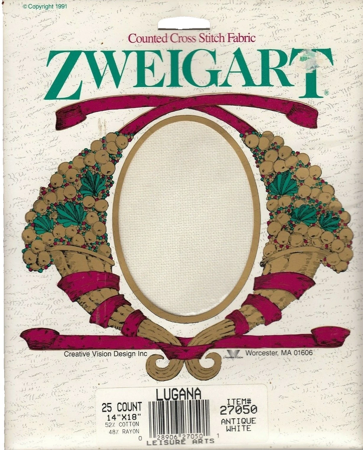 White Lugana Cross Stitch Fabrics