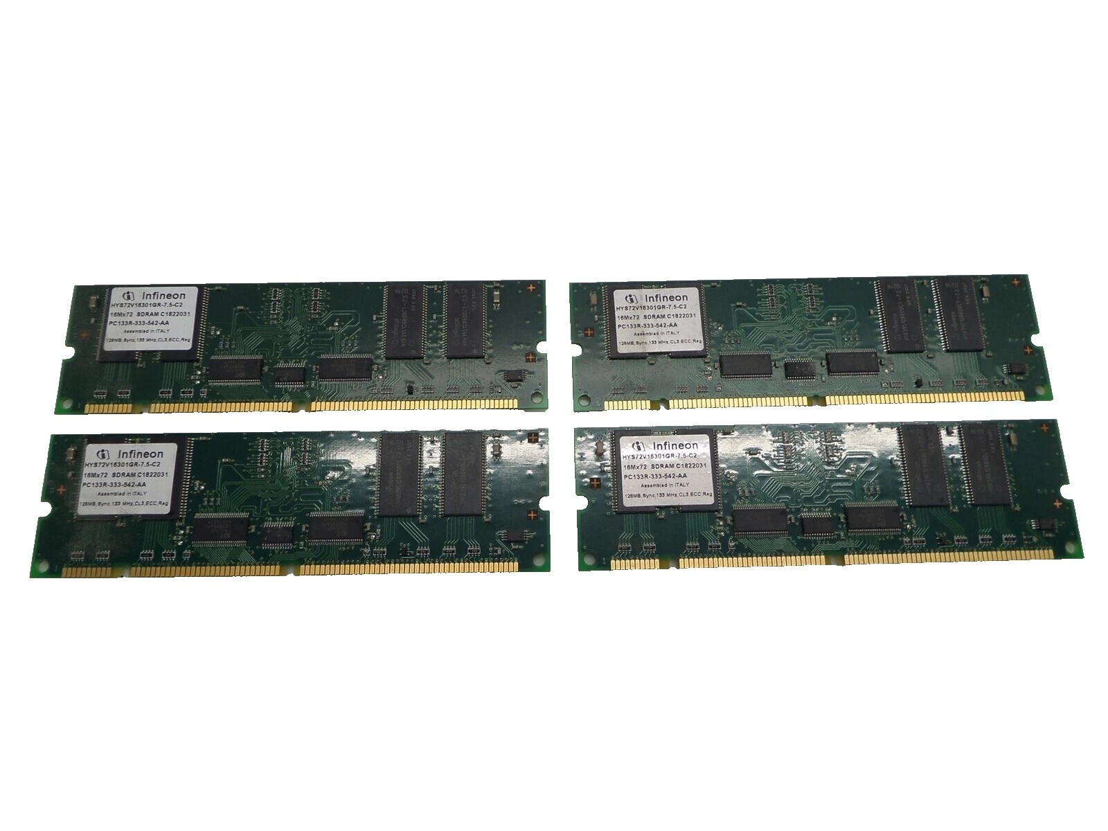 DDR1 SDRAM Computer 512 MB Total Capacity RAM 4 Modules