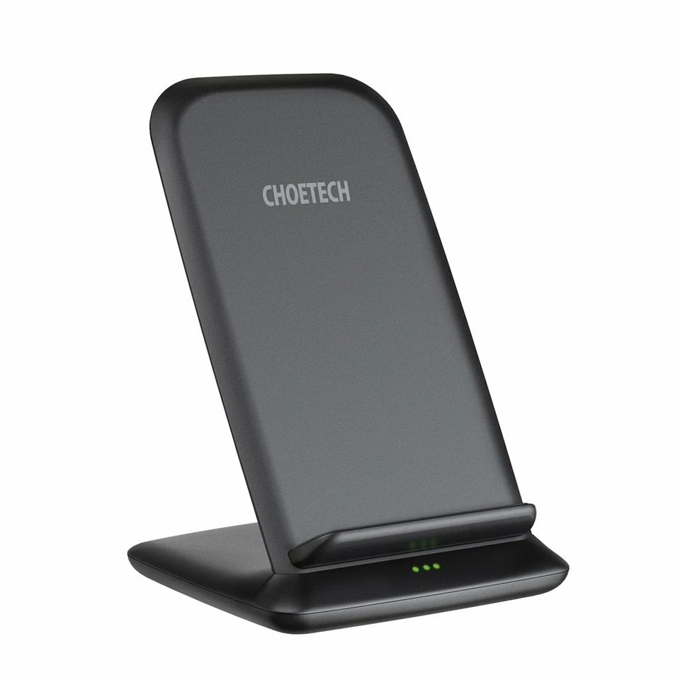 10W Wireless QI Fast Charger Charging Stand Holder For iPhone XS X XR 8 Samsung - Image 2 of 4