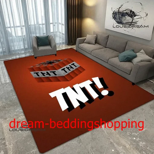 Dormitorio Salón Alfombras Antideslizantes Suelo Alfombras Niños Minecraft - Imagen 8 de 34