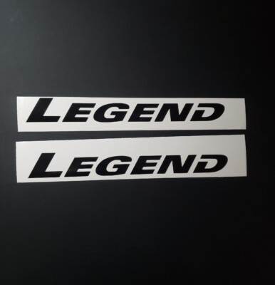 LEGEND Trailers Replacement Stickers 12'' Set Of 2 BLACK Decals BEST