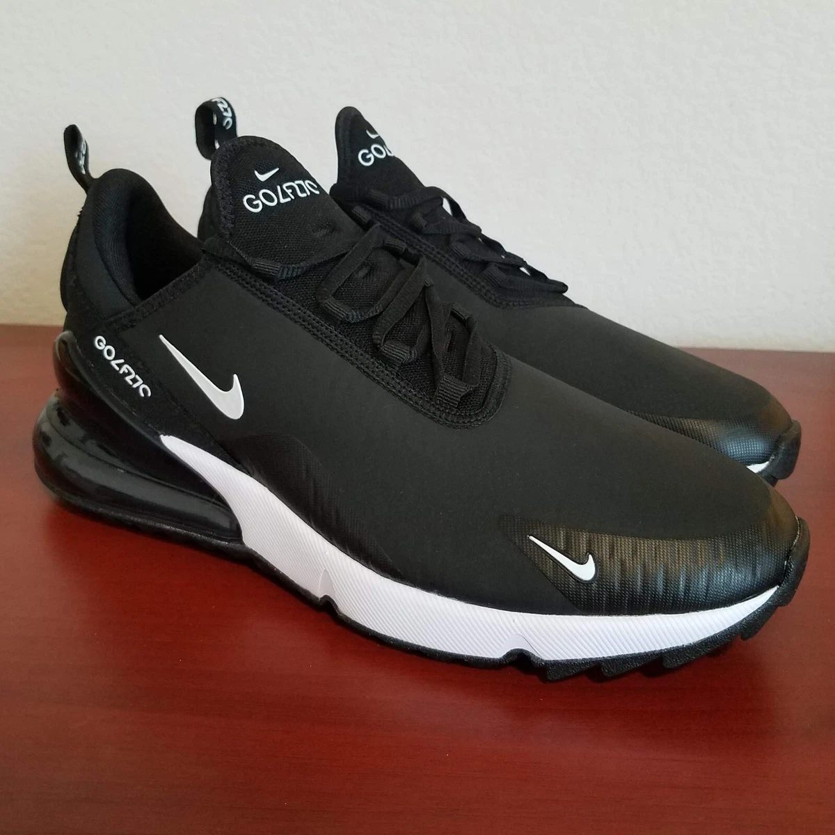 Nike air shop golf shoes black
