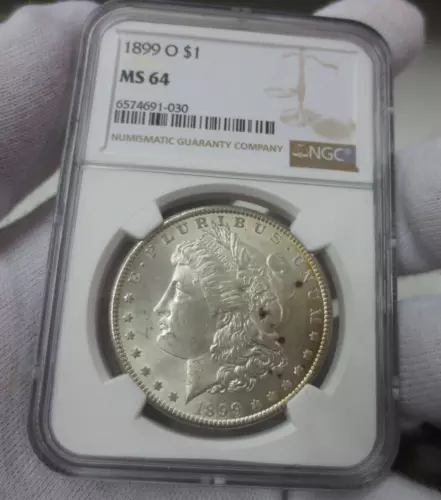 1899-O Morgan Dollar NGC MS64