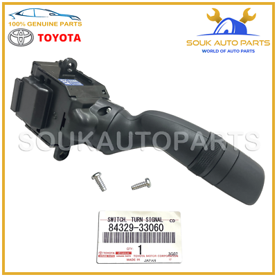 84329-33060 Genuine Toyota TURN SIGNAL SWITCH ASSY 8432933060 OEM