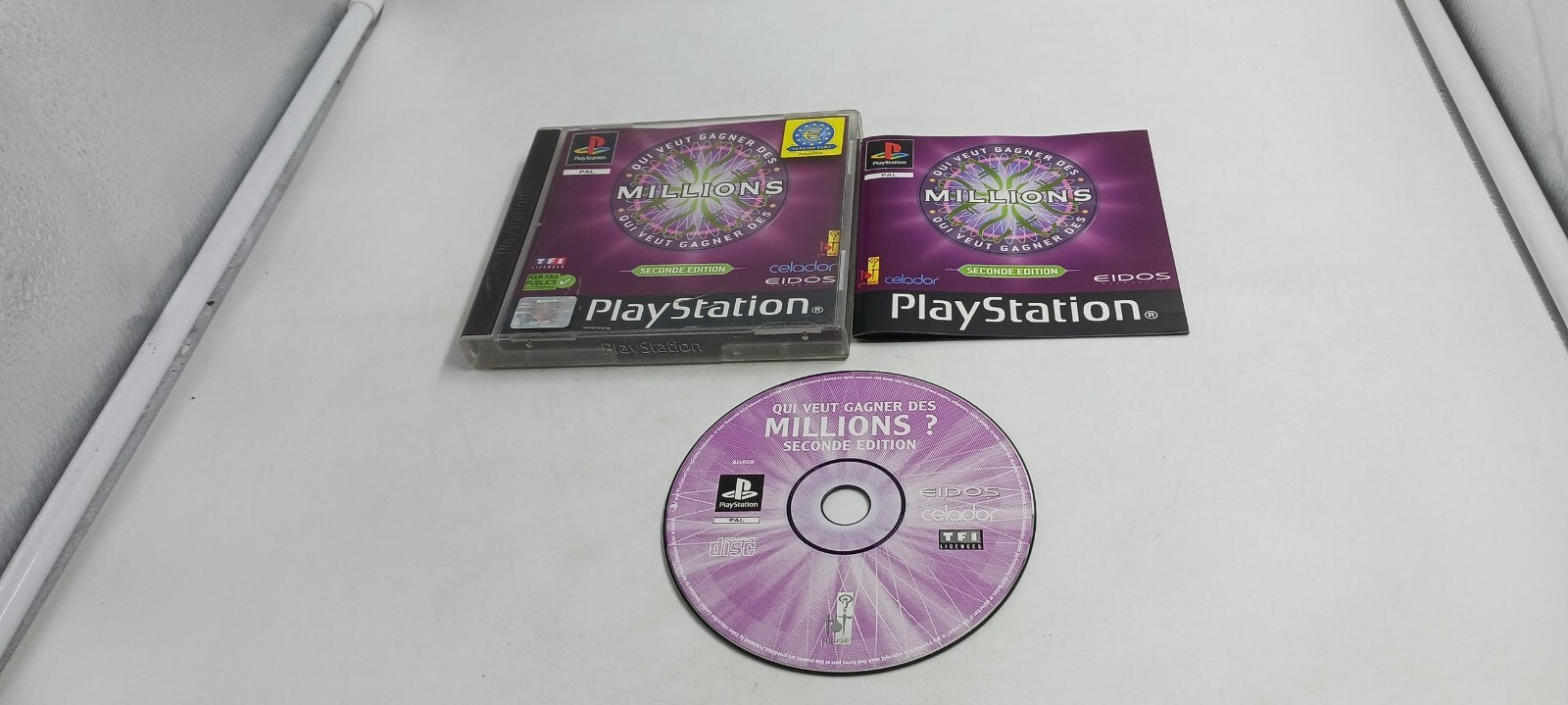 Jeu Sony Playstation 1 PS1 Qui veut gagner des millions seconde edition
