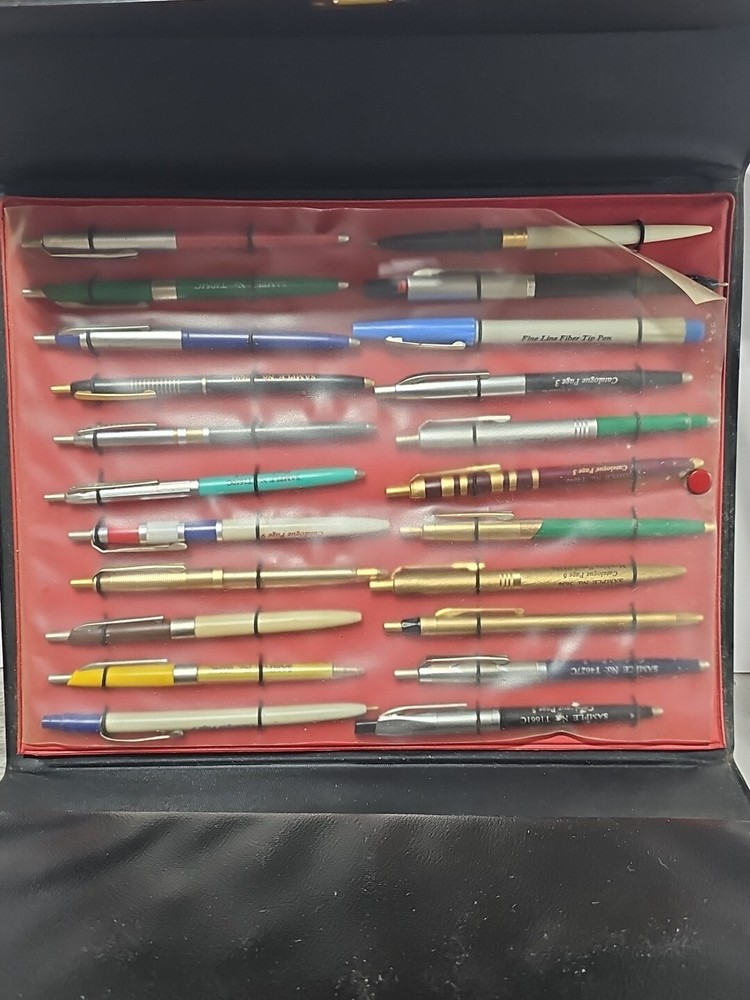 Vintage Everglide Pens Writing Instruments Advertising Salesman Sample Case