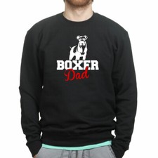 Boxer Dad Dog Pet Canine Father's Day Sweatshirt Hoodie Shirt