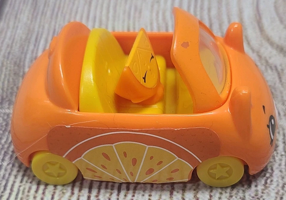 McDonald's Moose Toys Shopkins Cutie Cars Orange Rush Figura Vehículo 2019 Foto 4 de 4
