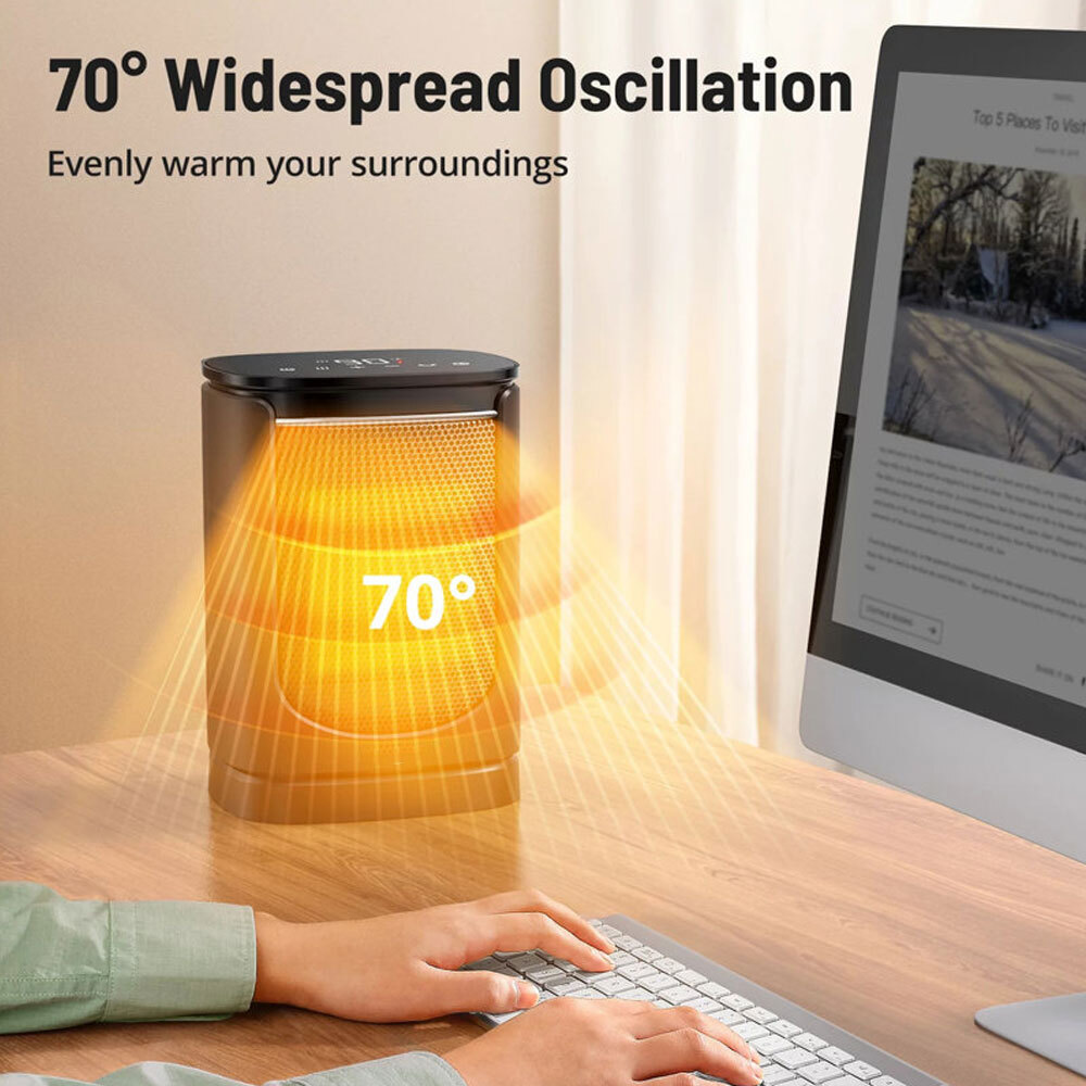 1500W Portable Industrial Garage Heater, 3s Fast Heat Electric Space