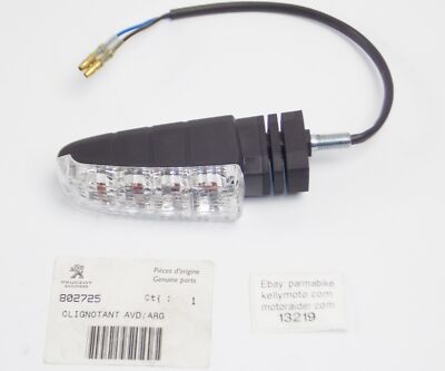 OEM PEUGEOT TURN SIGNAL LIGHT BLINKER FLASHER CLEAR LENS RIGHT LEFT ...