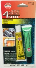 Versachem Quick-Set 4-Minute Epoxy Steel 2oz. Dark Gray