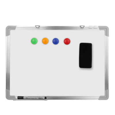 24x18 Medium Double Side Magnetic Whiteboard Dry Erase Home Kids Writing Board