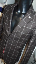L.B.M. LUIGI BIANCHI TAILORING FLANNEL JACKET SIZE 52 580.00 POSTER. LBM-022M