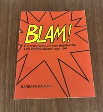 BLAM! - Pop Minimalism Book by Haskell Barbara -Softcover -1984 -Warhol -VG