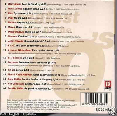 RARE 70'S CD Airport THE MOTORS 4:22 ELO Roll over Beethoven 6:43