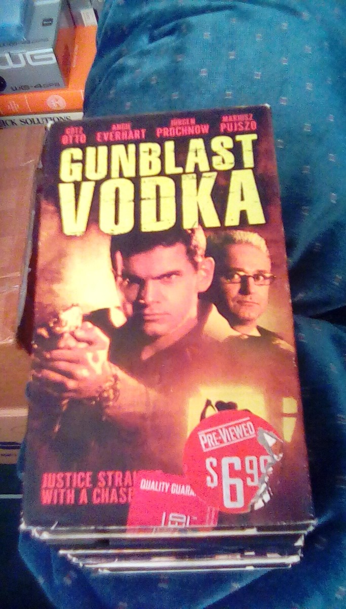 Gunblast Vodka 2001 VHS Angie Everhart Gotz Otto Jurgen