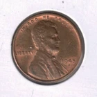 1945-D Denver Circulated Business Strike Copper One Cent Coins! #1