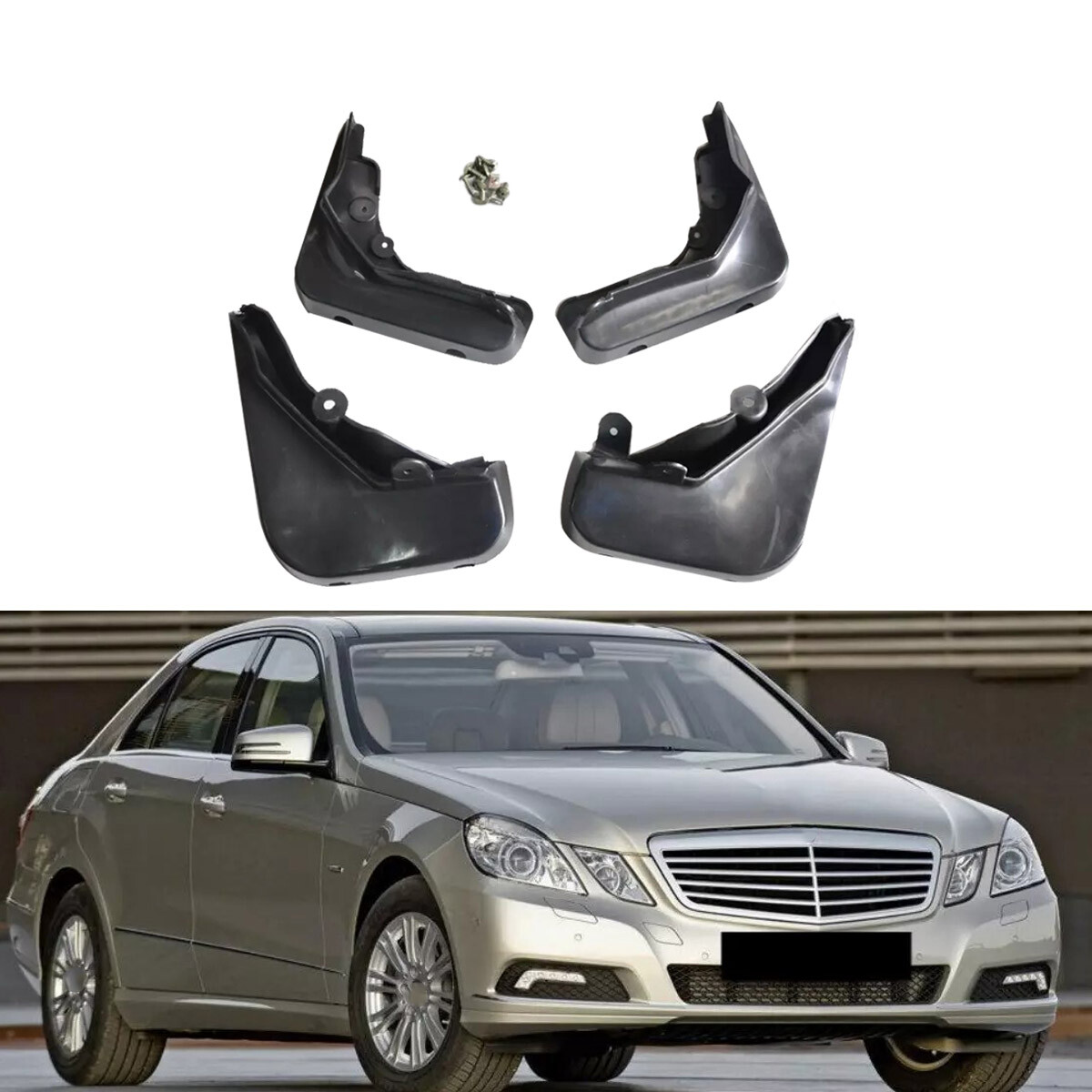 4X Mud Flap Splash Guard Mudguard For Mercedes Benz E Class W212