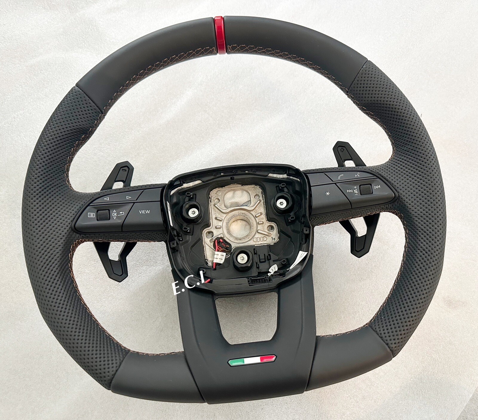 GENUINE LAMBORGHINI URUS NEW LEATHER PERFORMANTE HEATED STEERING WHEEL BROWN
