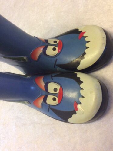 Western Chief Monster Rainboots 13 Boys Blue Handles - Picture 2 of 7