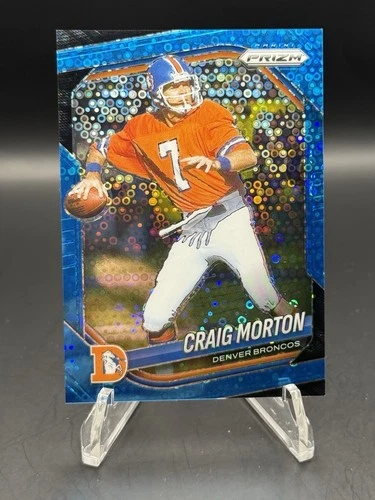 2025 Panini Prizm Football No Huddle Blue Craig Morton #15