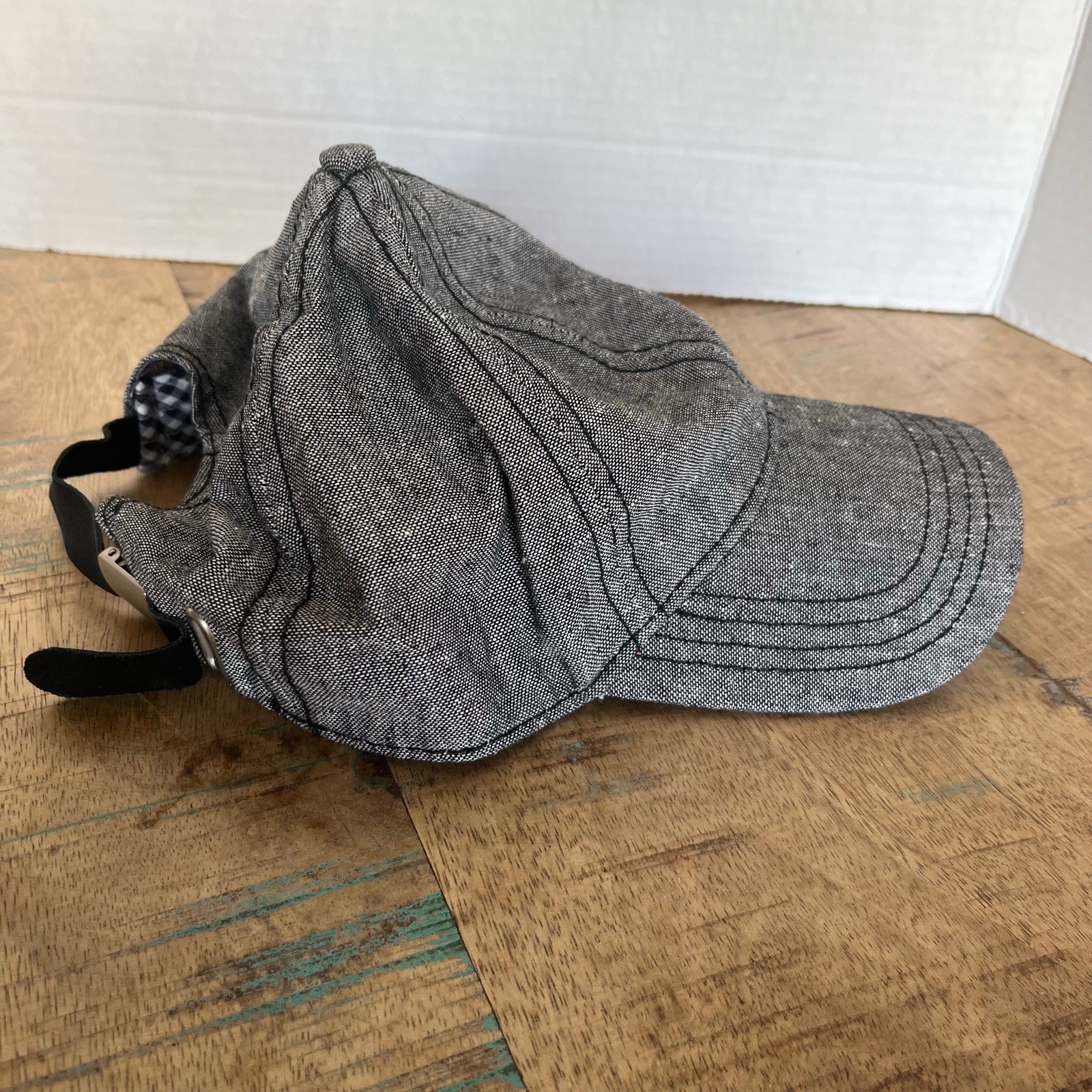 Solid Heather Gray Hat Adjustable Adult Size OSFA… - image 5