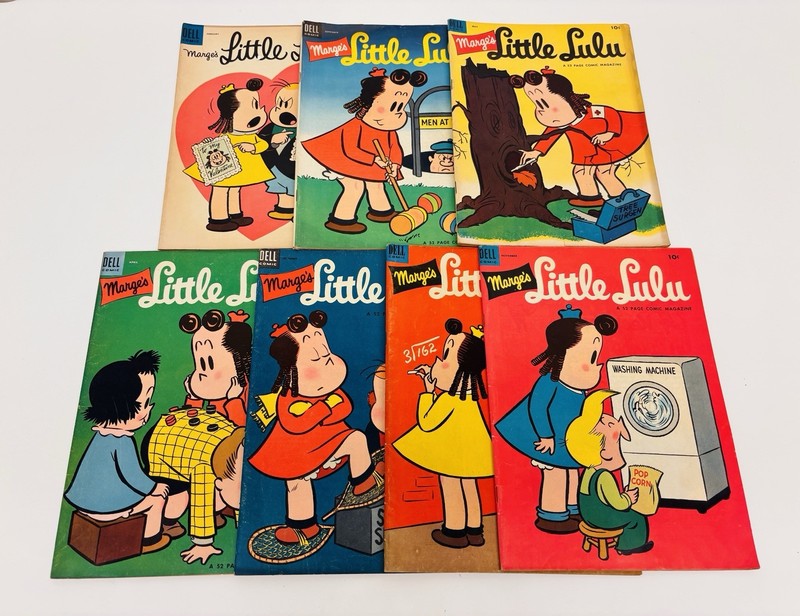 Marge's Little Lulu Golden Age Comic Book Lot of 7 #56 59 63 65 66 70 80