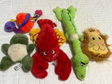 Dog Toys Lot of 5 Squeaker Toys Medium