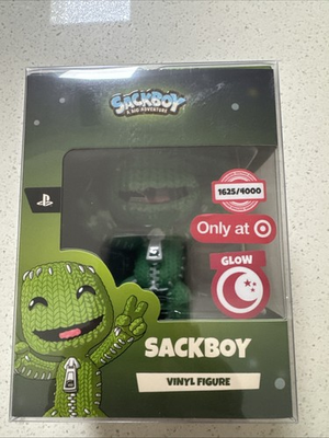 #ad Youtooz PlayStation Sackboy Glow In The Dark Target Vinyl 1625 4000 IN HAND $98.74