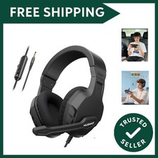 3.5mm Gaming Headset for PC, PS4, PS5, Laptop, Xbox One, Mac, iPad, NS Games,...