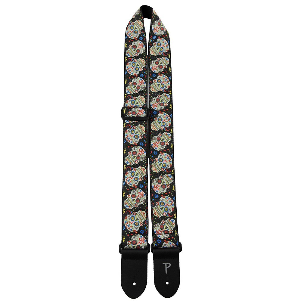 Perris The Hope Collection 2 Jacquard Guitar Strap Sugar Skulls w Black 2 in 4190₽